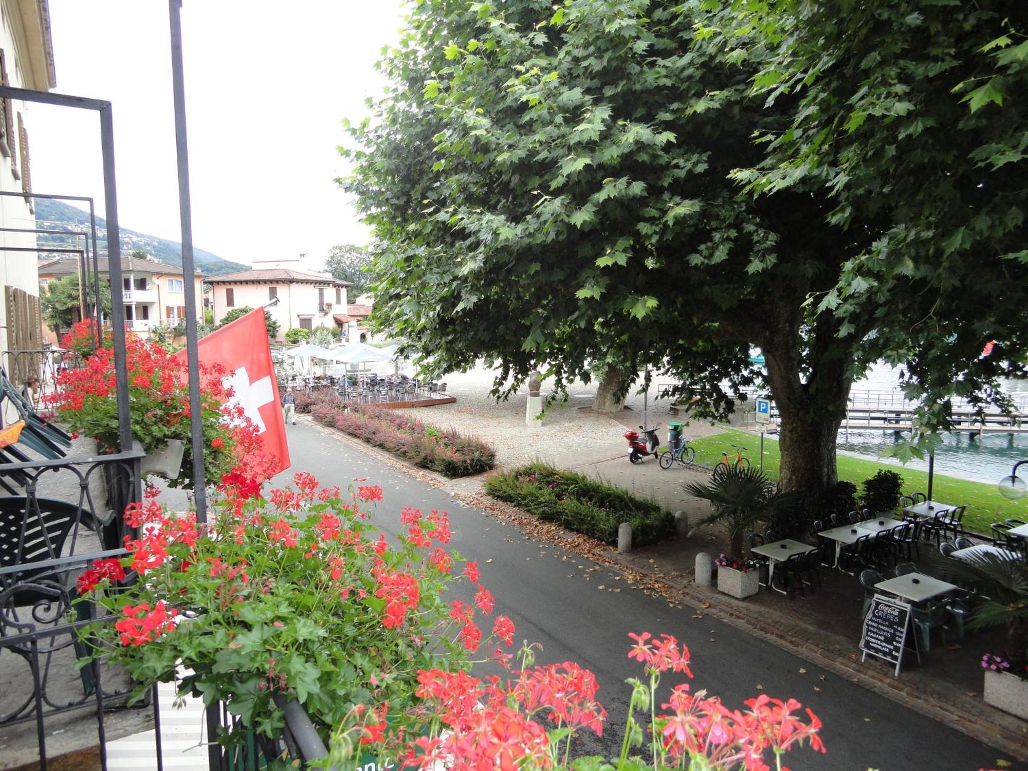 Hotel Osteria Battello Caslano Exterior foto